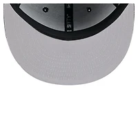 Casquette ajustée 59FIFTY noire New Era pour homme, motif State Stitch des Penguins de Pittsburgh