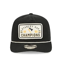 Men's New Era  Black Pittsburgh Penguins Throwback Stanley Cup Champions Side Patch 19TWENTY Adjustable Hat
