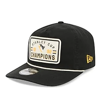 Men's New Era  Black Pittsburgh Penguins Throwback Stanley Cup Champions Side Patch 19TWENTY Adjustable Hat