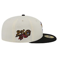 Men's New Era  Cream Pittsburgh Penguins 250th Anniversary of the United States Two-Tone 59FIFTY Fitted Hat