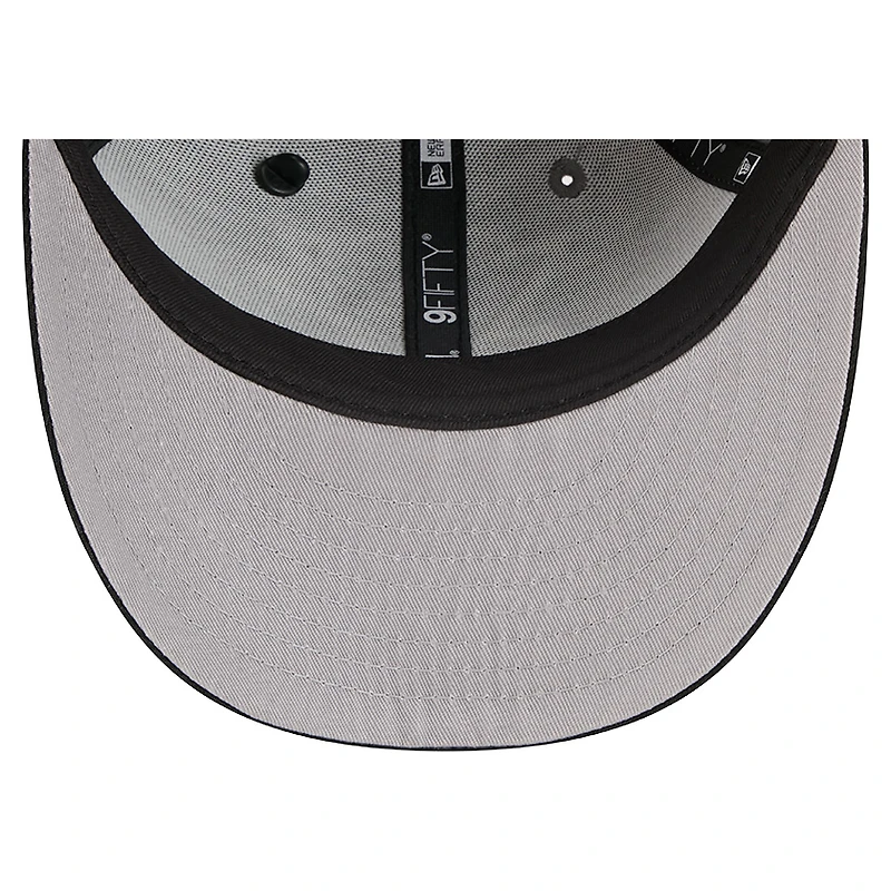 Men's New Era  Gray/Black Pittsburgh Penguins Wool Pin Low Profile 9FIFTY Snapback Hat