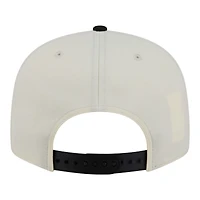 Men's New Era  White/Black Pittsburgh Penguins Injection Localized Two-Tone 9FIFTY Snapback Hat
