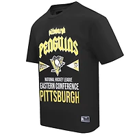 T-shirt noir Pro Standard pour hommes, visite de la ville des Penguins Pittsburgh