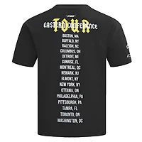 T-shirt noir Pro Standard pour hommes, visite de la ville des Penguins Pittsburgh