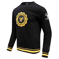 Sweat-shirt noir Pro Standard pour hommes avec écusson des Penguins de Pittsburgh