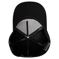 Men's Pro Standard Black Pittsburgh Penguins Paint the City Pinch Front Snapback Hat