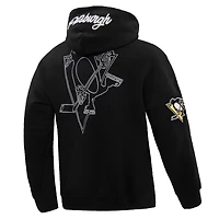 Men's Pro Standard  Black Pittsburgh Penguins Paint the City Pullover Hoodie