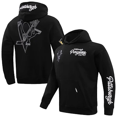Men's Pro Standard  Black Pittsburgh Penguins Paint the City Pullover Hoodie