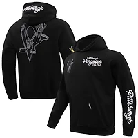 Men's Pro Standard  Black Pittsburgh Penguins Paint the City Pullover Hoodie