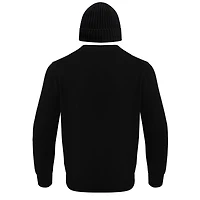 Men's Pro Standard Black Pittsburgh Penguins Pullover Sweater & Cuffed Knit Hat Box Gift Set