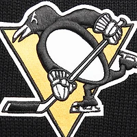 Men's Pro Standard Black Pittsburgh Penguins Pullover Sweater & Cuffed Knit Hat Box Gift Set