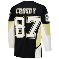 Maillot Sidney Crosby pour homme, noir, Pittsburgh Penguins 2008-09 Power Play