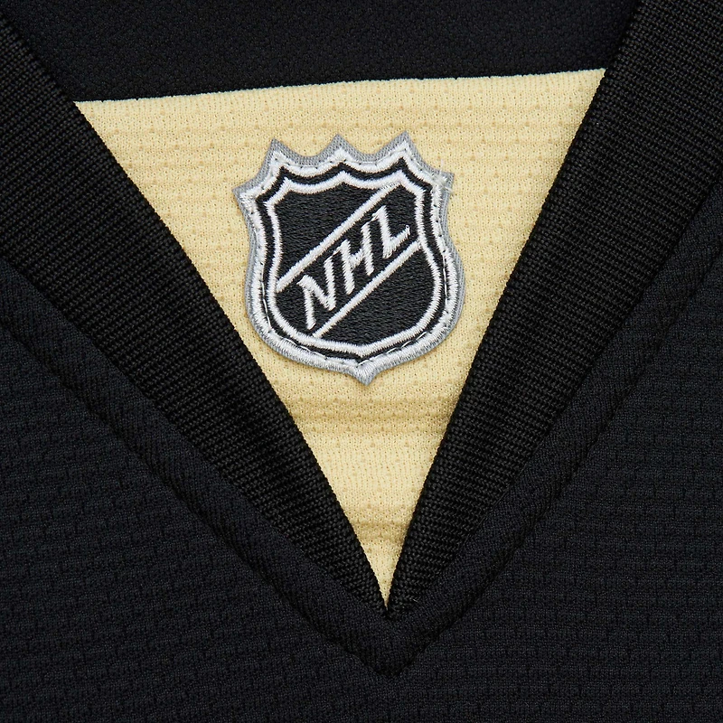 Maillot Sidney Crosby pour homme, noir, Pittsburgh Penguins 2008-09 Power Play