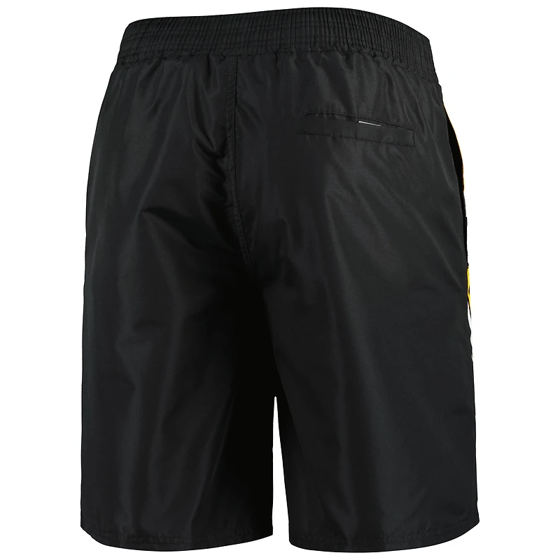 Men's Starter Black Pittsburgh Penguins Sea Wind Swim Trunks