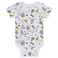 Vêtements pour nouveau-nés et nourrissons par Erin Andrews Pittsburgh Penguins Ensemble 3 pièces body pantalon Turn Me Around