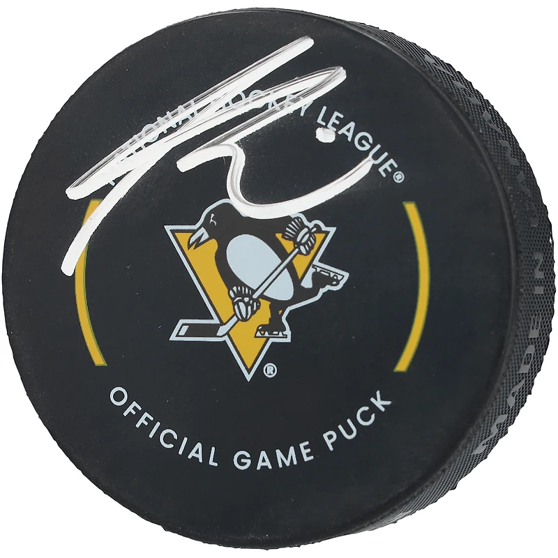 Paul Bissonnette Pittsburgh Penguins Autographed Official Game Puck