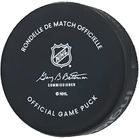 Paul Bissonnette Pittsburgh Penguins Autographed Official Game Puck with "Biznasty" Inscription