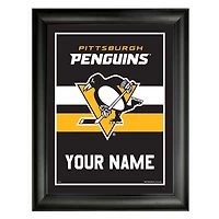 Pittsburgh Penguins 12'' x 16'' Personalized Team Frame