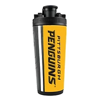 Bouteille shaker en acier inoxydable 4D des Penguins de Pittsburgh (78 cl)