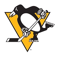 Autocollant mural repositionnable avec logo d'équipe 36'' x 36'' des Penguins de Pittsburgh