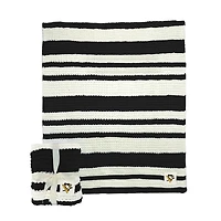 Pittsburgh Penguins 50" x 60" Cable-Knit Throw Blanket