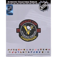 Pittsburgh Penguins Unsigned 1992 Stanley Cup Champions National Emblem Jersey Patch