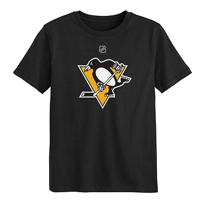 Preschool Outerstuff Black Pittsburgh Penguins Primary Logo T-Shirt
