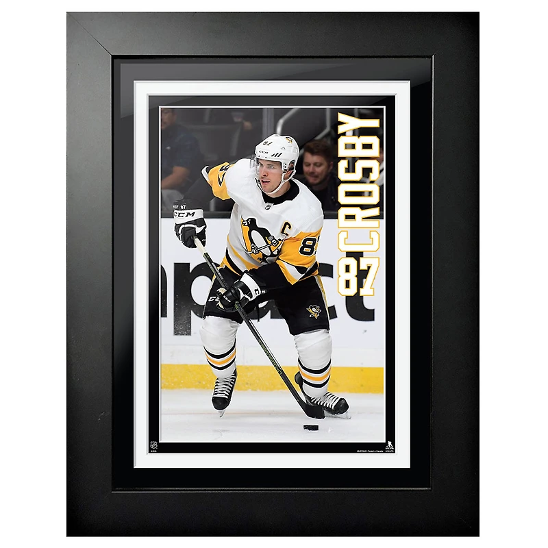 Sidney Crosby Pittsburgh Penguins - 12'' x 16'' Jersey Framed Photo
