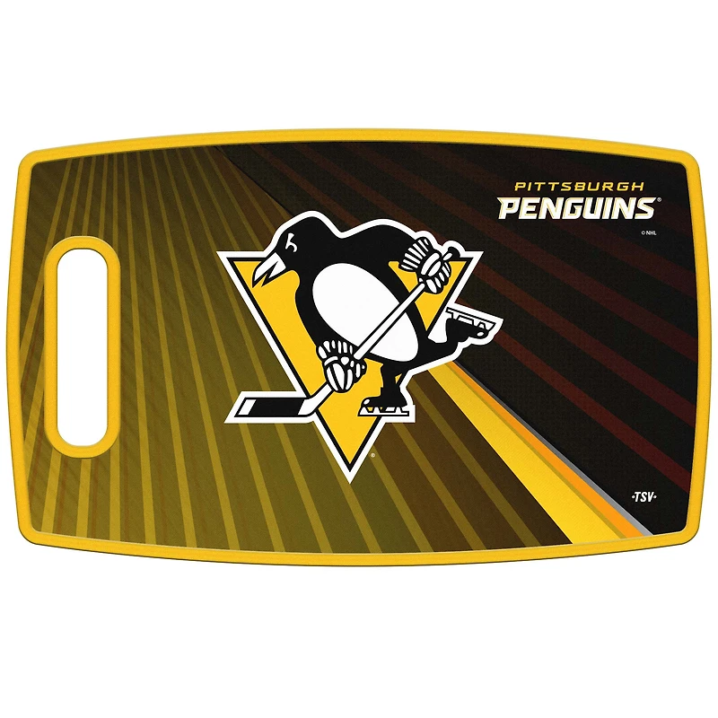 The Sports Vault Pittsburgh Penguins - Large Cutting Board