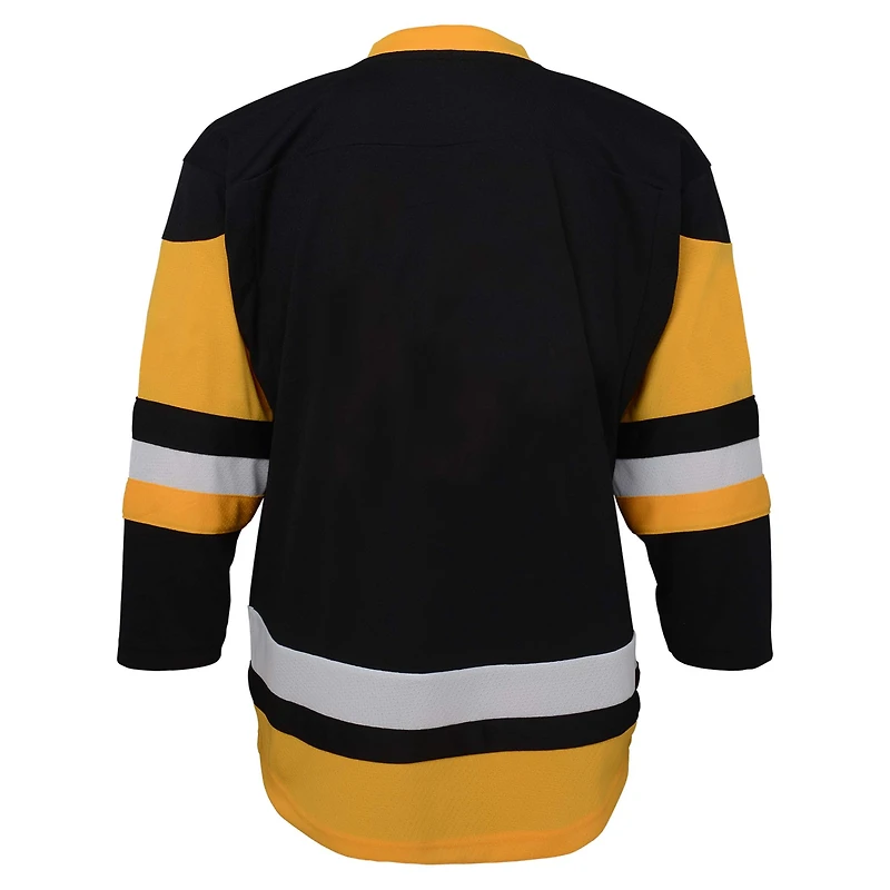 Maillot réplique noir pour tout-petits des Penguins de Pittsburgh à domicile