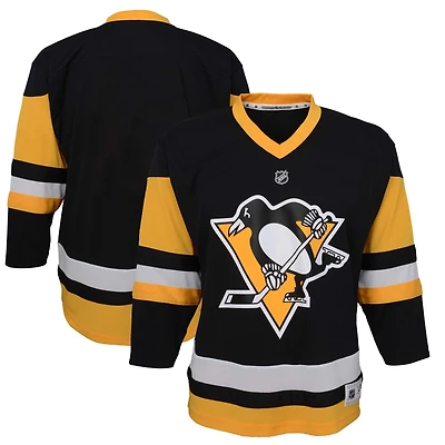 Toddler Black Pittsburgh Penguins Home Replica Jersey