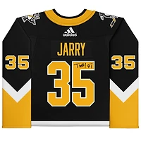 Tristan Jarry Black Pittsburgh Penguins Autographed Alternate adidas Authentic Jersey