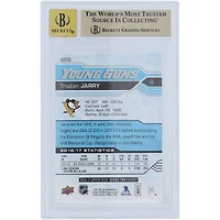 Tristan Jarry Pittsburgh Penguins Autographed 2016-17 Upper Deck Series 2 Young Guns #466 Beckett Fanatics Witnessed Authenticated 9.5/10 Rookie Card
