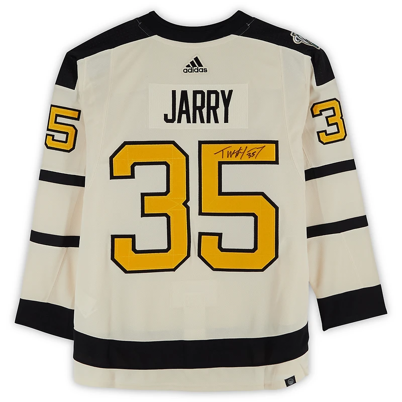 Tristan Jarry Pittsburgh Penguins Autographed 2023 Winter Classic adidas Authentic Jersey