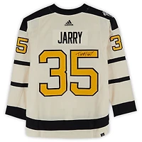 Tristan Jarry Pittsburgh Penguins Autographed 2023 Winter Classic adidas Authentic Jersey
