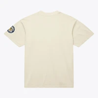 Unisex Mitchell & Ness  Cream Pittsburgh Penguins Arched Team T-Shirt