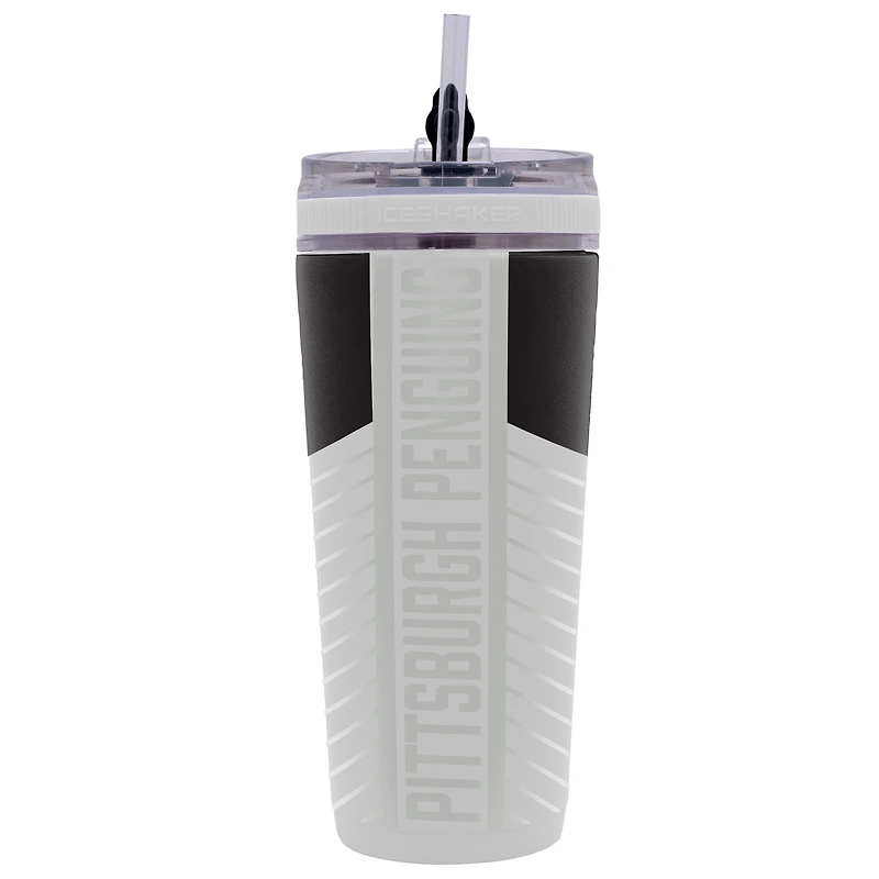 Bouteille shaker WinCraft Pittsburgh Penguins 4D Flex Ice 26 oz