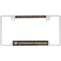 Cadre de plaque d'immatriculation en métal chromé WinCraft Pittsburgh Penguins