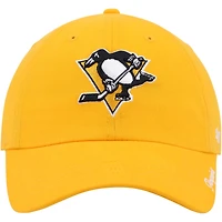 Casquette ajustable Miata Clean Up de l'équipe des Penguins de Pittsburgh Gold '47 pour femmes