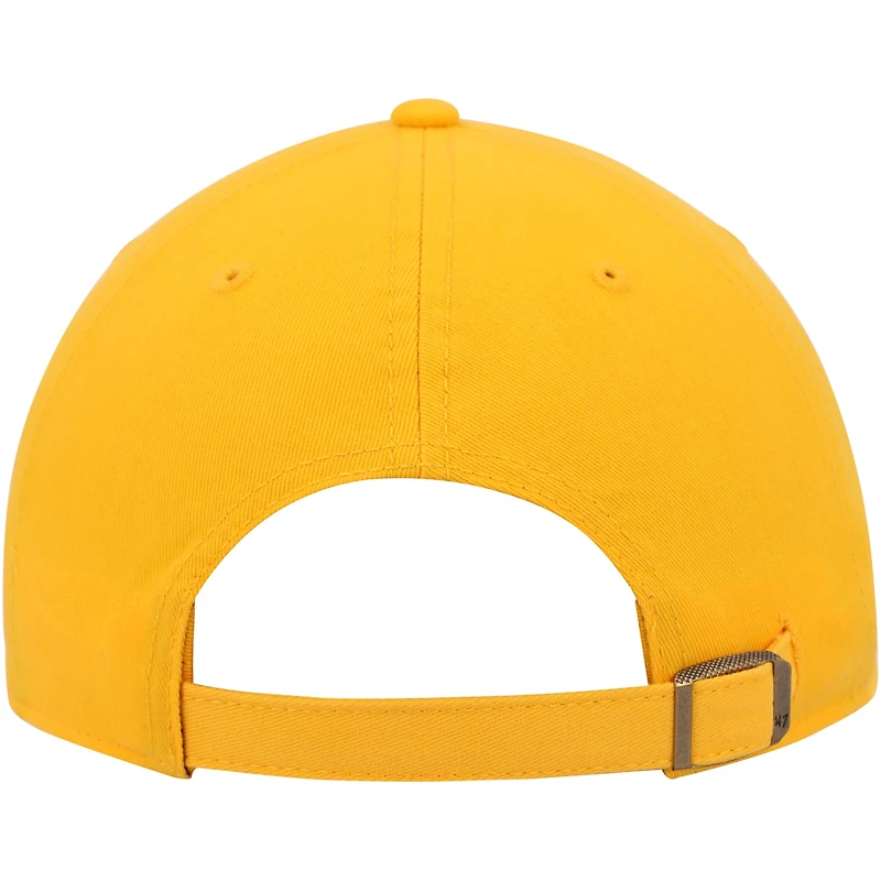 Casquette ajustable Miata Clean Up de l'équipe des Penguins de Pittsburgh Gold '47 pour femmes