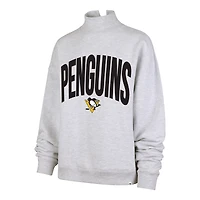 Sweat-shirt Subtle Muse gris chiné pour femme, modèle 47 des Penguins de Pittsburgh