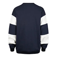 Sweat-shirt à capuche bleu marine '47 Pittsburgh Penguins Eephus Barred pour femme