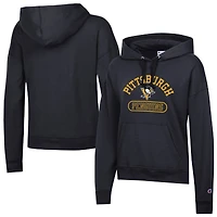 Women's Champion  Black Pittsburgh Penguins Arched Pill Box Hoodie