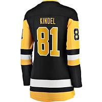 Maillot domicile noir Ben Kindel des Penguins de Pittsburgh pour femmes (modèle Breakaway) Fanatics