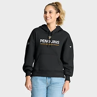 Women's Fanatics Black Pittsburgh Penguins Authentic Pro Primary Pullover Hoodie