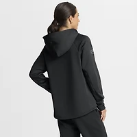 Women's Fanatics Black Pittsburgh Penguins Authentic Pro Rink Raglan Full-Zip Hoodie