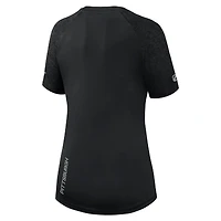 T-shirt authentique Pro Tech Fanatics pour femmes, noir, Pittsburgh Penguins