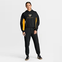Women's Fanatics Black Pittsburgh Penguins Back Check Boxy Hoodie