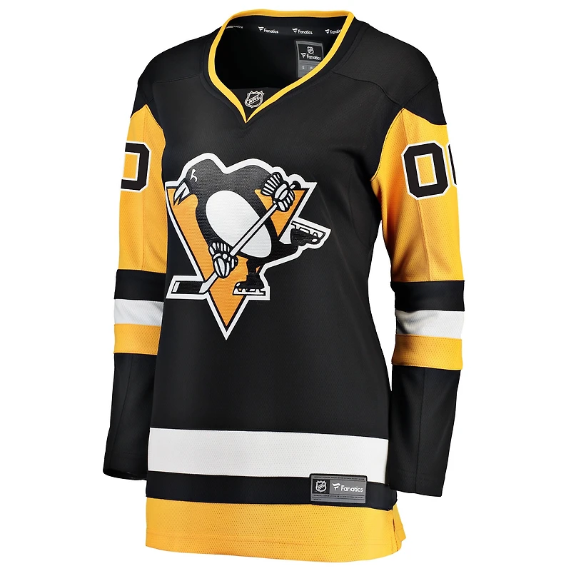 Fanatiques pour femmes de marque Black Pittsburgh Penguins Breakaway - Maillot personnalisé