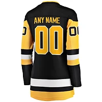 Fanatiques pour femmes de marque Black Pittsburgh Penguins Breakaway - Maillot personnalisé